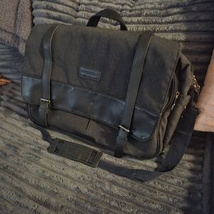 Black Laptop Messenger Bag